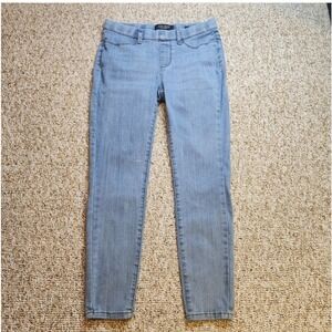 Judy Blue Skinny Fit Stretch Comfort Jeans Light Wash Distressed Size 13/31
